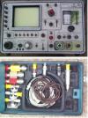 Tektronix 491 Spectrum Analyzer w/ assorted Coax & Waveguide Adapters